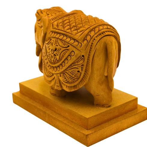Natriel Wooden Elephant Statue20